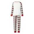 thumbnail image 5 of DuAnyozu Family Christmas Elk Pattern Round Neck Long Sleeves Pajamas Trousers, 5 of 9