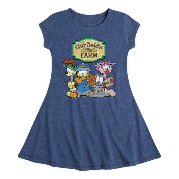 Garfield - Garfields Farm Group - Toddler & Youth Girls Fit & Flare Dress