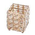 thumbnail image 3 of Caja de almacenamiento de cristal de estilo europeo, joyero de cristal, organizador cuadrado para pendientes, anillos, regalos, decoración del hogar, color dorado., 3 of 14
