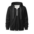 thumbnail image 4 of Gyexs Mens Hoodies Long Sleeve Casual Loose Fit Pullover Hooded Warm Sweatshirts Fall Fashion, 4 of 6
