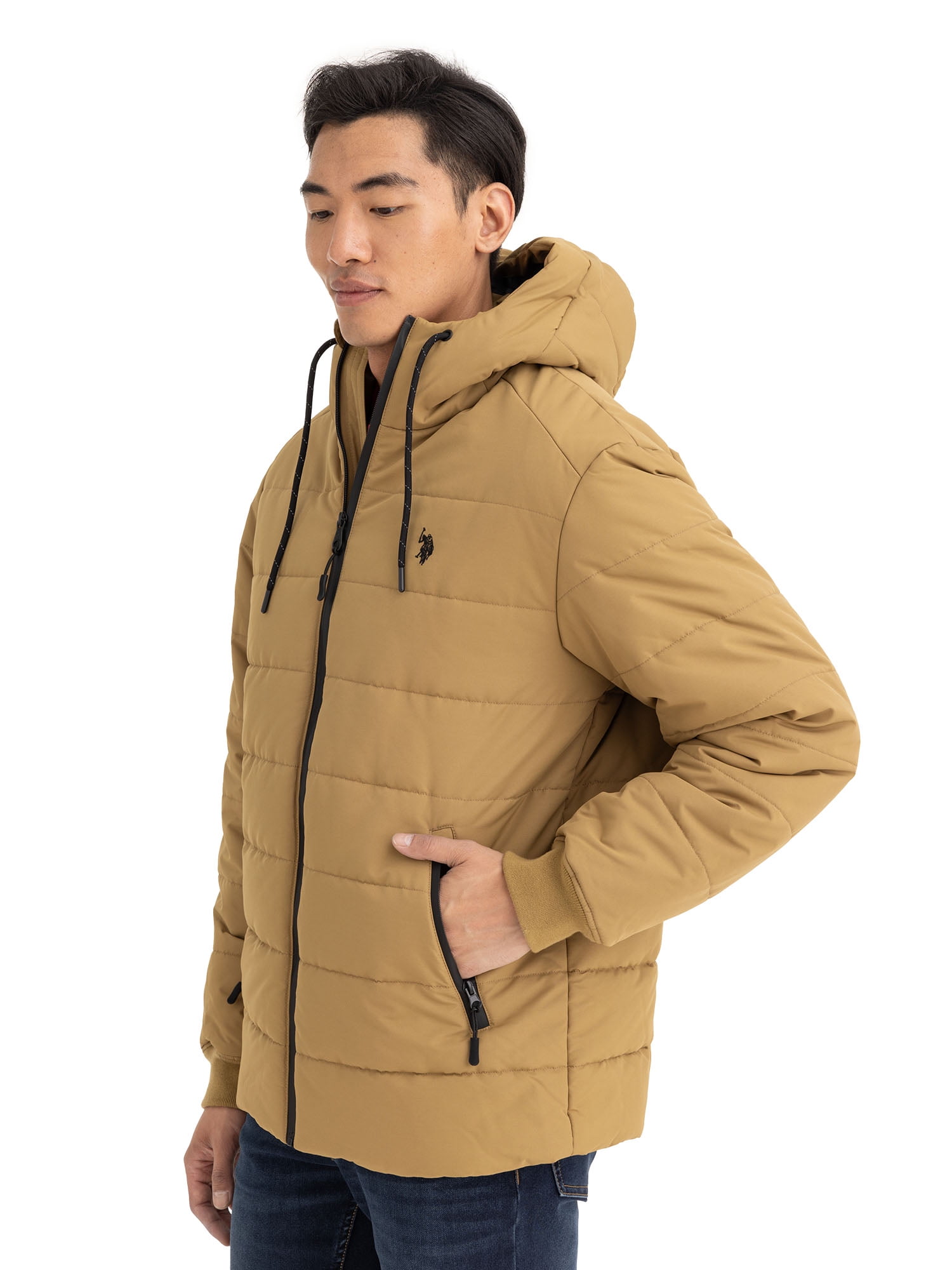 U.S. Polo Assn. Men's Hooded Puffer Jacket