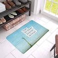thumbnail image 3 of MKHERT Inspirational Quote Over Blue Sky Remember The Lesson Doormat Rug Home Decor Floor Mat Bath Mat 23.6x15.7 inch, 3 of 3