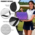 thumbnail image 6 of Xoenoiee Palm Tree Sunset Cloud Print Universal Golf Cart Seat Towel Blanket for Club Car Precedent Tempo DS EZGO TXT RXV More 2 Seat Carts Keeps Seat Clean Comfortable Golf Cart Seat Cushion Covers, 6 of 7
