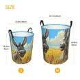 thumbnail image 5 of Haiem Funny Countryside Donkey Laundry Basket, Laundry Hamper, Collapsible Laundry Baskets, Dirty Clothes Hamper, Waterproof with Handles for College Dorm, Family-Medium, 5 of 8