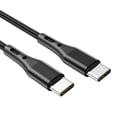 thumbnail image 4 of Sidaley Cable de carga Tipo C Cable de carga Cable de datos de carga rápida Cable de teléfono trenzado de nailon, 2 metros, 60 W, negro negro 2M 60W 5piezas, 4 of 6