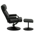 thumbnail image 6 of Emma + Oliver Multi-Position Headrest Recliner & Ottoman w/ Wrapped Base in Black LeatherSoft, 6 of 7