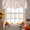 Pink, variant on Pink Orange Checkered Tie Up Valance Curtains for Windows, Kitchen Curtains Window Treatments, Modern Farmhouse Buffalo Plaid Short Window Shades Valances for Bedroom Bathroom Cafe 42"x18"