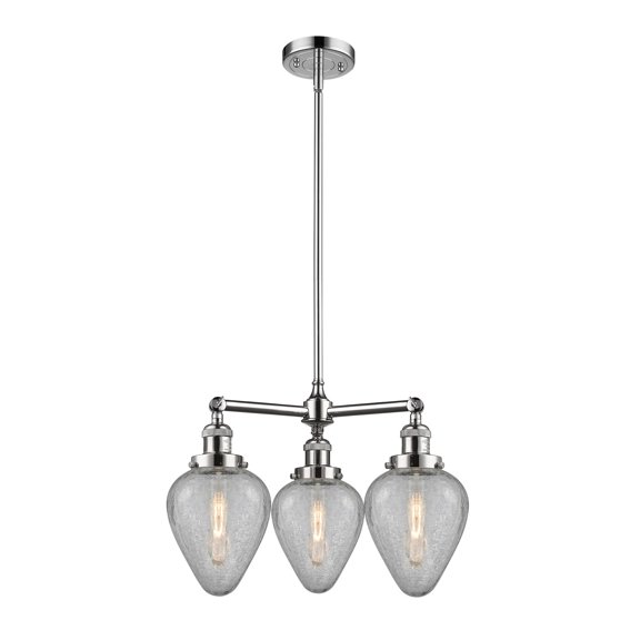Innovations Lighting 207 Geneseo Geneseo 3 Light 26" Wide Chandelier - Chrome
