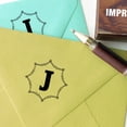 thumbnail image 3 of Printtoo Octagon Celtic Swirl Frame Monogram Letter J Wood Mounted Rubber Stamp Office Stationary, 3 of 6
