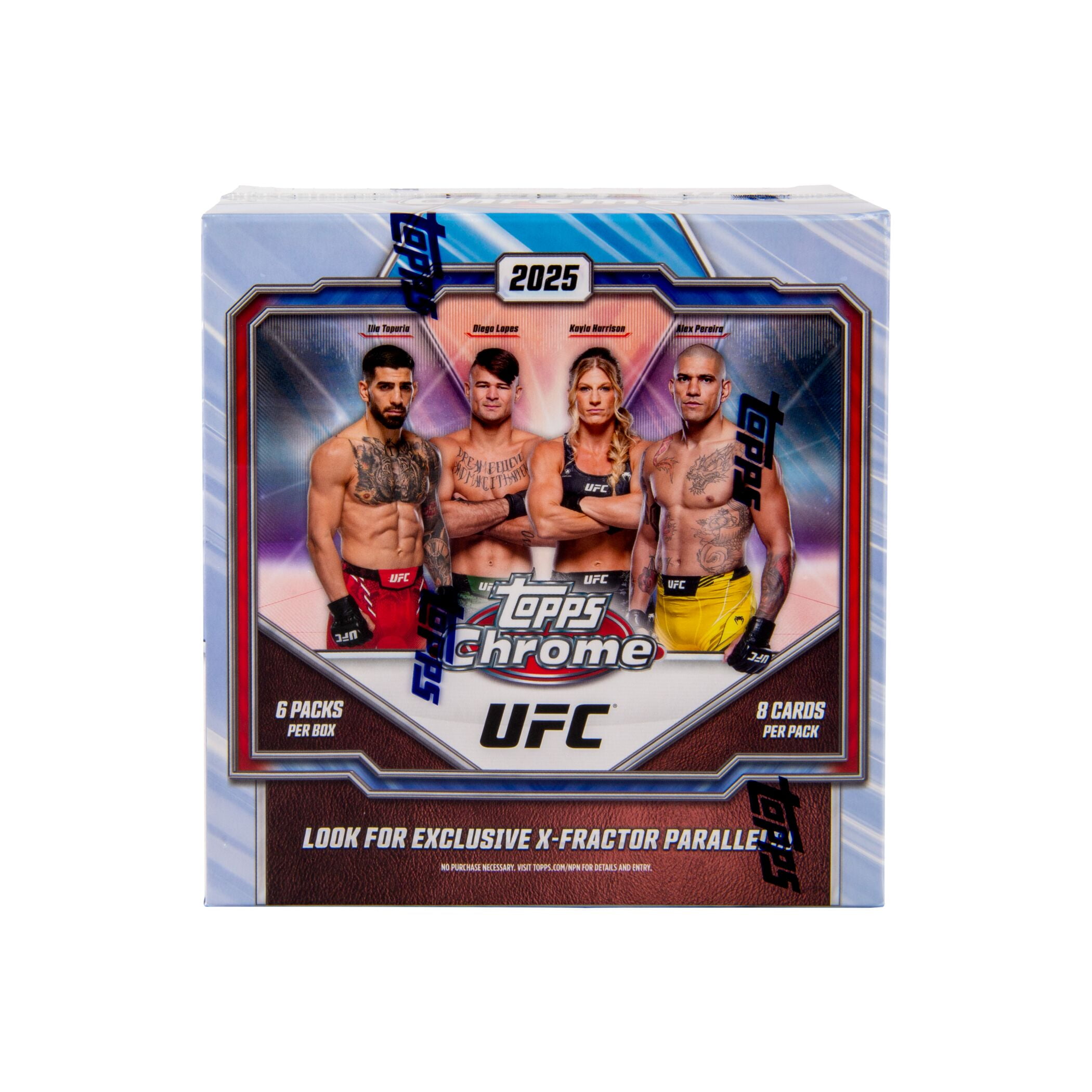 2025 Topps Chrome UFC Trading Cards Mega Box