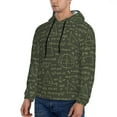 thumbnail image 2 of Hoodies for Men - Math Print comical Long Sleeve Comfrt Men'S Fashion Hoodies & Sweatshirts, Sweatshirts for Men Hoodies Pullover Clothing Clothes with Pouch, 2 of 7