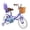 Purple, variant on RULLY Grape Kids Bike 12 Inch Bicycle for Girls Ages 2 3 4 Years, Girl Bikes with Basket & Doll Seat,Purple
