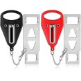 thumbnail image 1 of Portable Door Lock-2 Pack Solid Heavy Duty Door Extra Lock For Additional Privacy And Safety In Hotel, Apartment, 1 of 5