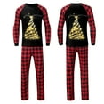 thumbnail image 4 of Conjunto de pijamas navideños familiares con ciervos, madre, niños, adultos, bebés, conjuntos familiares a juego para Navidad 2023, pijamas navideños, ropa familiar, regalo, 4 of 4