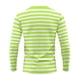thumbnail image 5 of Ceisia Men's Spring Fall Casual Regular Fit Crew Neck Long Sleeve T-Shirt Multi-Color Striped Cotton-Like Jersey Stretch Fabric Army Green XXXL Gifts, 5 of 6