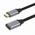 thumbnail image 2 of XISAOK USB C Extension Cable PD100W Gen2 Type C 3.1 Male to Female Extender Data Cord, 2 of 11