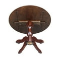thumbnail image 3 of International Concepts Randolph 42" Round Top Pedestal Table with 2 Chairs, Rich Mocha, 3 of 4