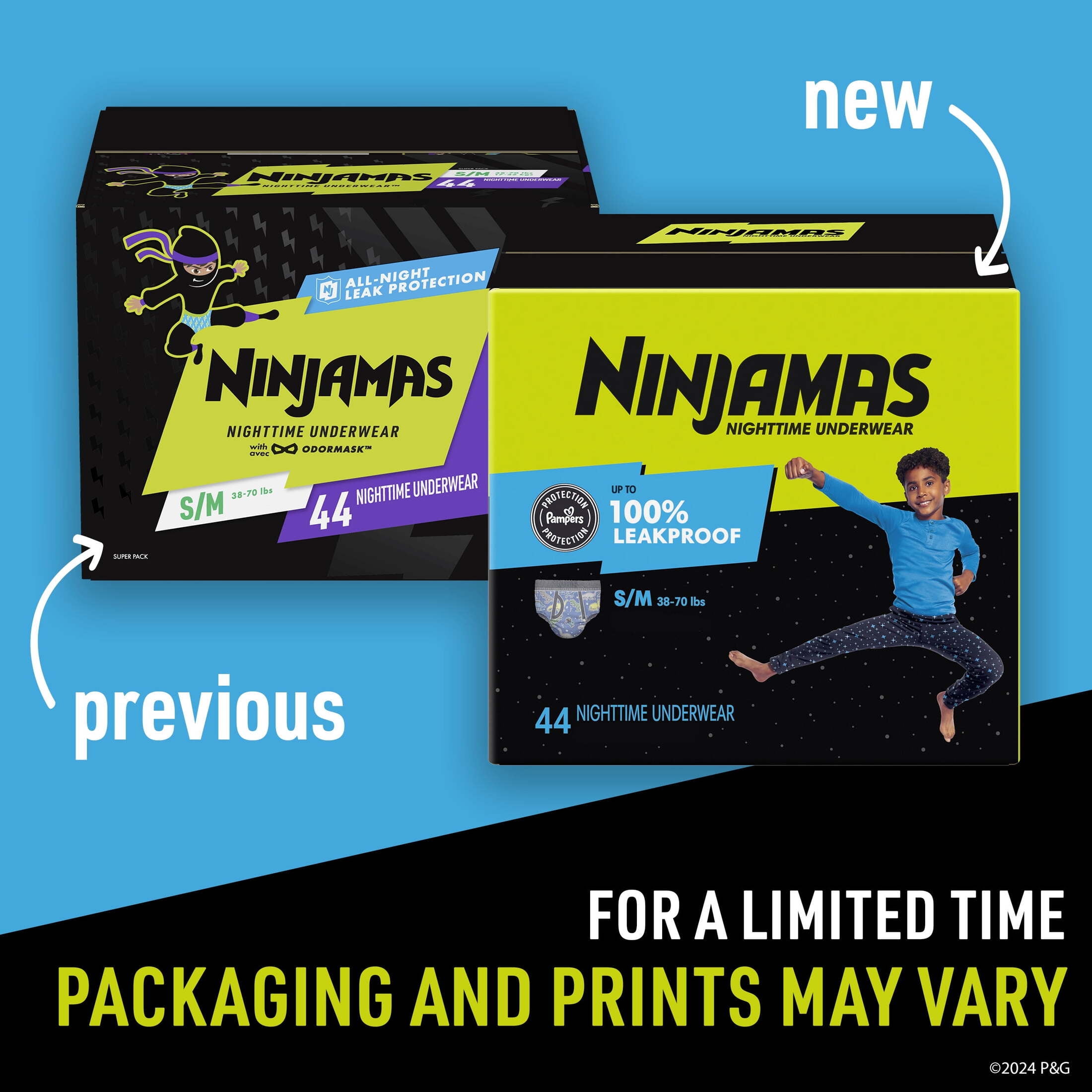 Pampers - Brandclub - Ninjamas Boys Bedwetting Nighttime