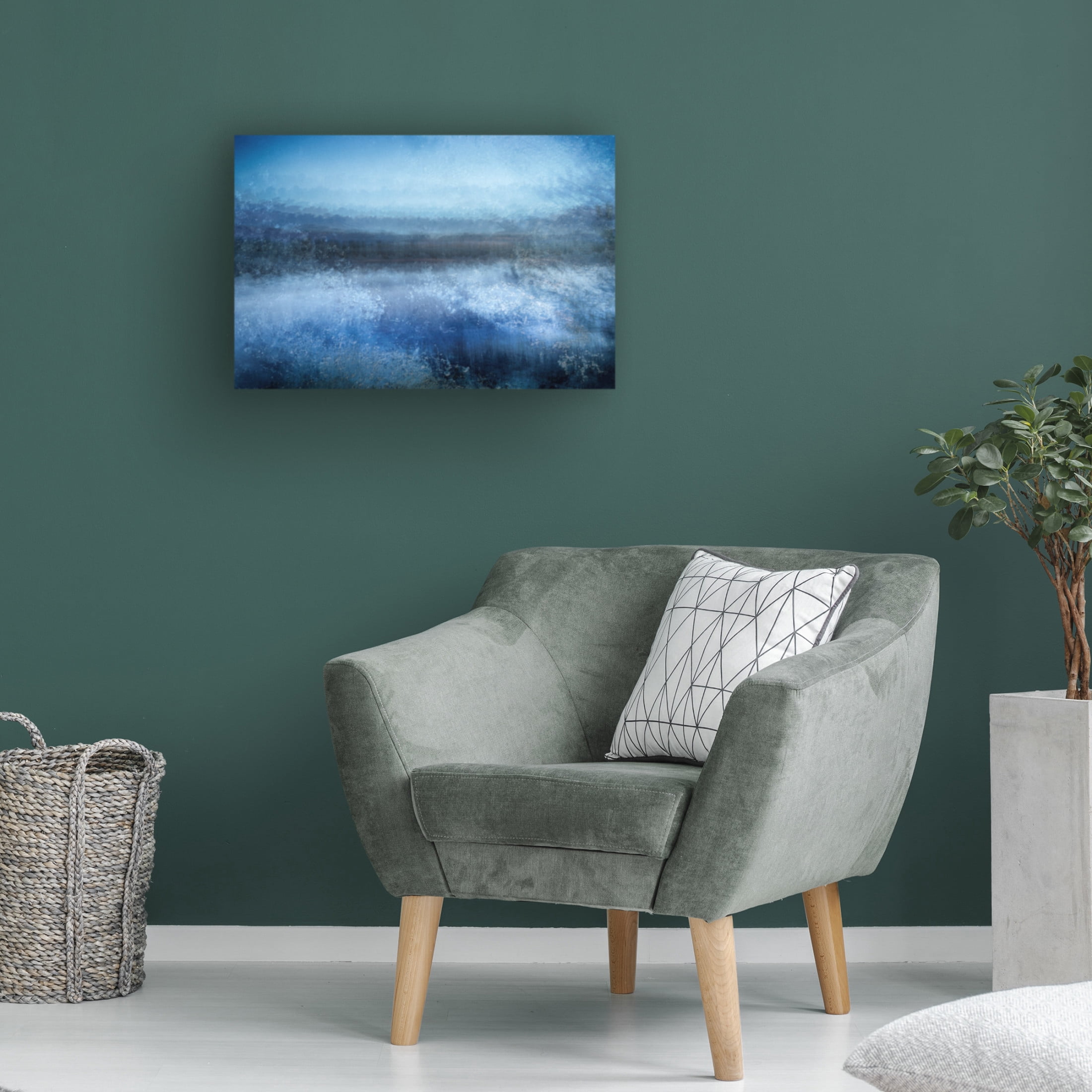 Canvas Wall Art - Cicek Kiral 'Winter Is Cold As Ice' Wall Art for Living Room, Bedroom, or Office Décor by Trademark Fine Art - 19 x 12 Inches