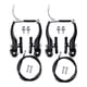 thumbnail image 2 of Juego de Frenos Strade Fareast Limited Accesorios de bicicleta universales de metal, 2 of 8