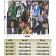 thumbnail image 3 of Blanket Sebastian Actors Stan Throw Flannel Blankets Warm Soft Cozy Fuzzy Air Conditioning Blanket for Living Room Sofa Bed Gift Blankets for All Seasons60"x50", 3 of 7