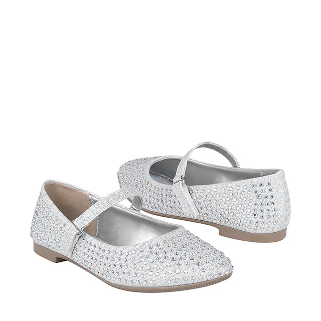 ZAPATOS NIÑA TROPICANA 460023 GLITTER PLATA 18-21