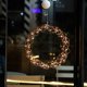 thumbnail image 2 of Lámpara de noche circular con luces colgantes de pared, guirnalda de luces para interiores, hogar y jardín. Rosa dorado, 2 of 6
