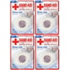 Band-Aid Brand First Aid Hurt-Free Medical Paper Tape, 1 in by 10 yd (Pack of 4)