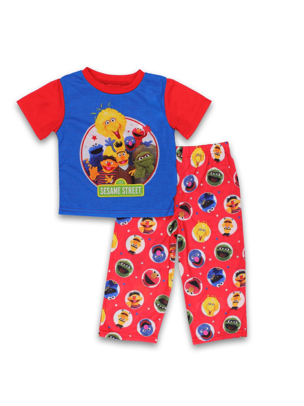 Micky Mouse Paw Patrol Elmo 2 Piece Pajamas Set Toddler Boys Size 2T 3T 