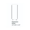 thumbnail image 3 of LUXOR RCLM2466ZSG RECLAIM Acoustic Room Dividers - Expansion Panel in Slate Gray, 3 of 3