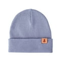 thumbnail image 2 of CYRBOKO Toddler Boys Beanies, Athletic Winter Knitted Thermal Skiing Caps Sky Blue Size 1-4 T, 2 of 3