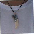 thumbnail image 5 of Diente collar colgante collar dominante diente collar brillante joyería diente diente St colgante collar 5 uds, 5 of 5