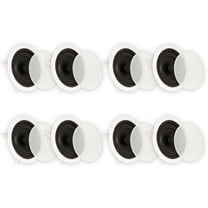 Theater Solutions TS65C In Ceiling 6.5" Speakers Surround Sound Home Theater 4 Pair Pack
