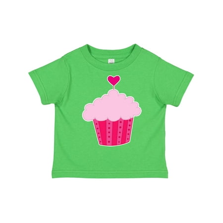 

Inktastic Pink Cupcake Gift Toddler Toddler Girl T-Shirt