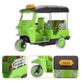 thumbnail image 4 of Shisuyan Tricycle en Alliage à Rétrofriction Tricycle Thaï Vert ABS Lot de 1 4.7x3.1in, 4 of 9