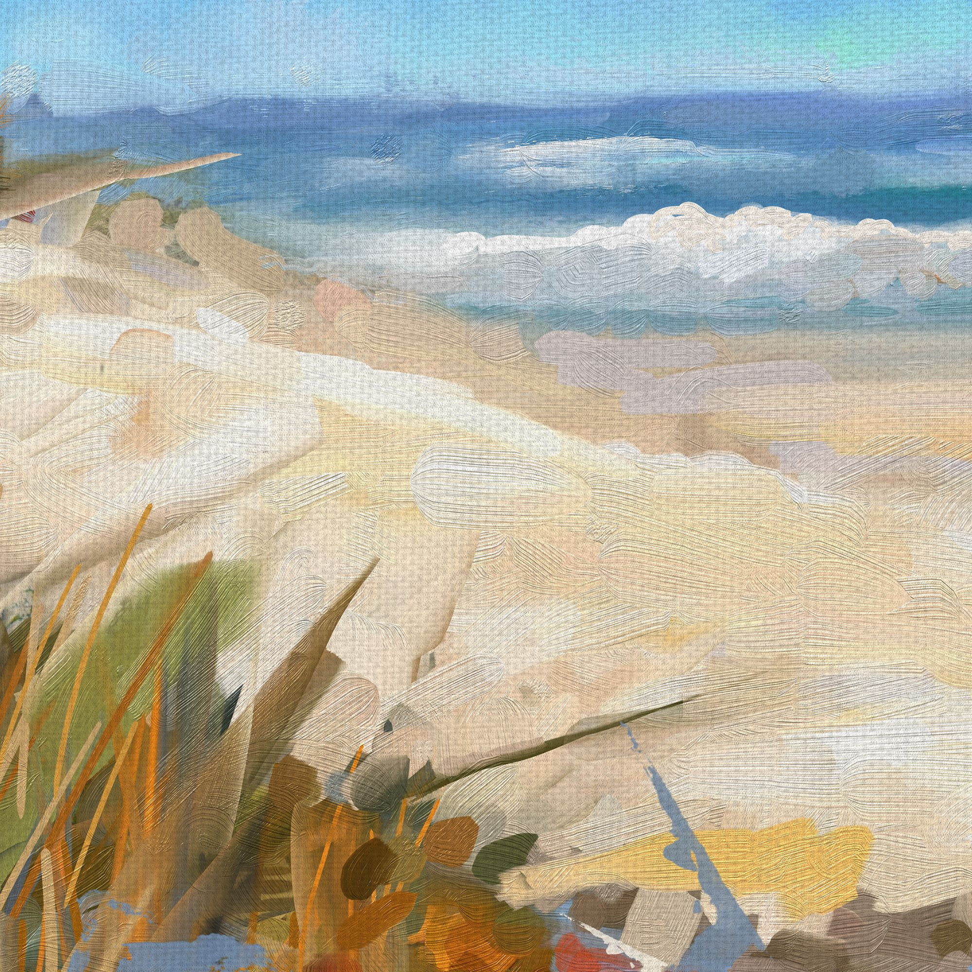 Masterpiece Art Gallery Seaside Colors By Studio Arts Canvas Art Print 24" x 48"