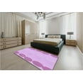 thumbnail image 5 of Ahgly Company Machine Washable Indoor Rectangle Transitional Blossom Pink Area Rugs, 2' x 4', 5 of 7