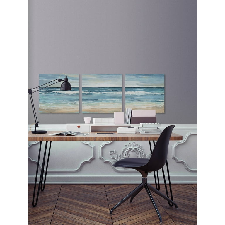 Blue Waves Triptych - Walmart.com