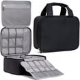 thumbnail image 2 of Organizador de Dispositivos Electrónicos Estuche de Viaje Multicapa Abertura Completamente Organizador de Cables de Viaje Accesorios de Viaje, 2 of 5