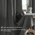 thumbnail image 2 of UlikTree Velvet Elegant Curtains 2 Pack - Soft Thickened Velvet Blackout Drapes with Grommet Top, 2 of 6
