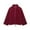 #0157-Wine, variant on Pincandy Stand Collar Fleece Jackets for Women Zip Up Warm Winter Loose Long Sleeve Fuzzy Coat Outerwear with Pockets