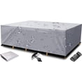 thumbnail image 3 of Fundas para muebles de jardín, 600D Oxford Funda para muebles de jardín Cubierta protectora impermeable Lona anti-UV para mesas de jardín Muebles de patio, con cordones 255x255x80cm Zhivalor  XDHY-17-161, 3 of 8