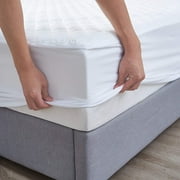 Elif Mattress Protector Fitted Waterproof Cooling Quilted Cover, Twin