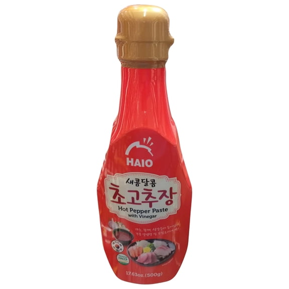 Haio - Hot Pepper Paste with Vinegar, 1.1 Pound, (1 Bottle)