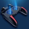 thumbnail image 2 of Gamepad para teléfono móvil, controlador de juego, controlador de juego móvil con ventiladores de refrigeración duales, adecuado para teléfonos móviles de 4,7-6,5 pulgadas, 2 of 5