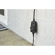 Hyper Tough Photocell Photocell Dusk to Dawn Outdoor Timer, 1 Outlet, 3-Pronged Outlet, 10 Amps