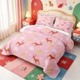 thumbnail image 3 of Manfei Xmas Holiday Season Quilt Full,Kawaii Christmas Ball Full Bedspread Sets,3-Piece,1 Coverlet and 2 Pillowcases, 3 of 7