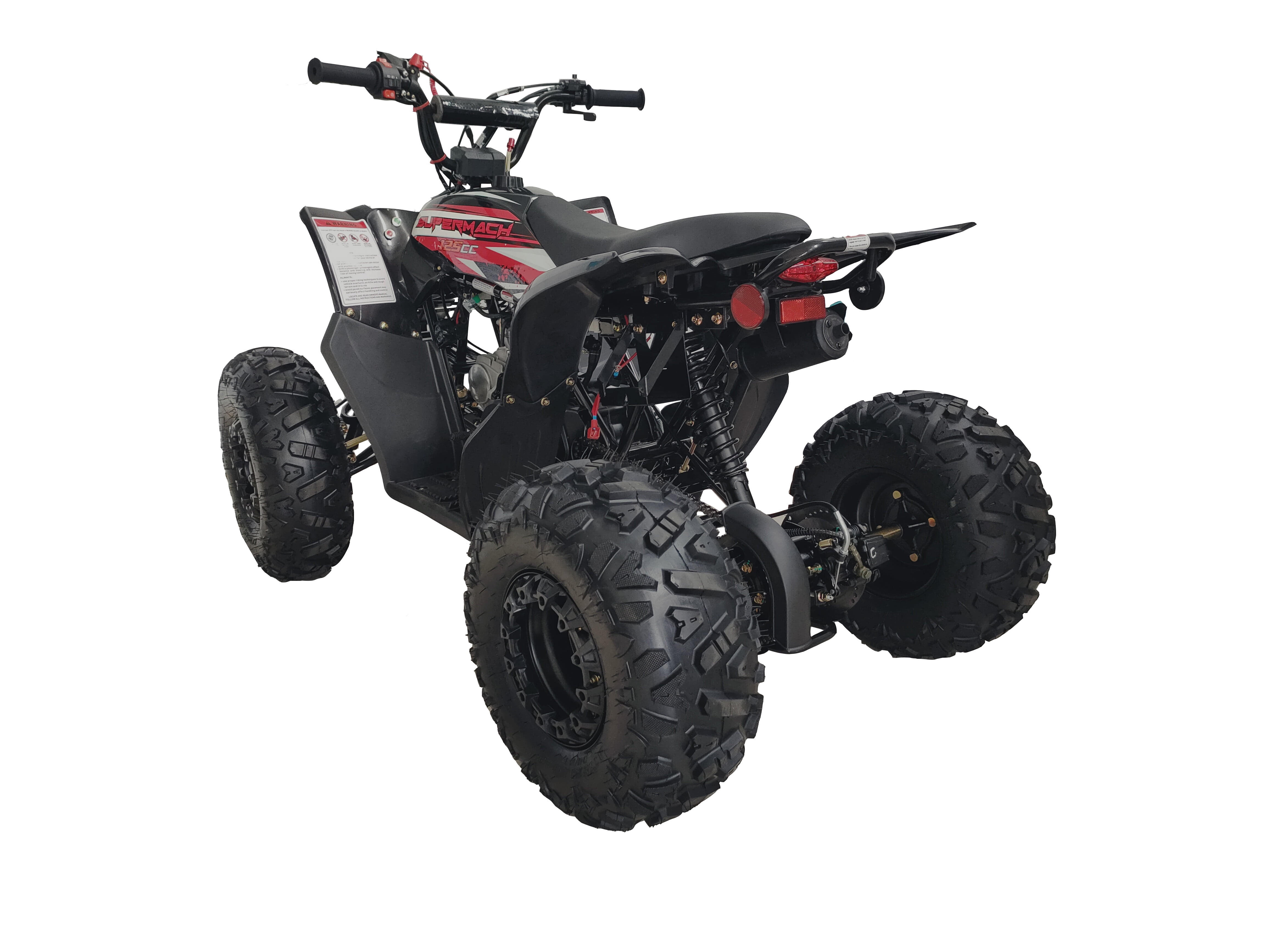 Cheetah Sporty 125cc ATV with Reverse Remote Control Speed Limiter Big Tires