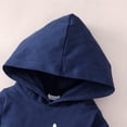 thumbnail image 4 of Conjunto de ropa para bebé recién nacido de 0 a 24 meses, conjunto de 2 piezas, Sudadera con capucha de manga larga, pantalones, traje para niño pequeño, 4 of 4