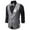 Silver, variant on ICHUANYI Men's Fall Winter Vests Fashion Personality Sequins Casual Vest Jacket